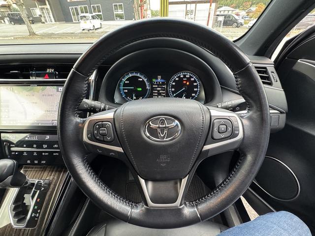 ハリアーハイブリッド エレガンス　アルパイン９インチナビ　フルセグＴＶ　バックモニター　前後ドライブレコーダー　ＬＥＤヘッドライト　ＥＴＣ　コーナーセンサー　スマートキー　新品タイヤ交換（12枚目）