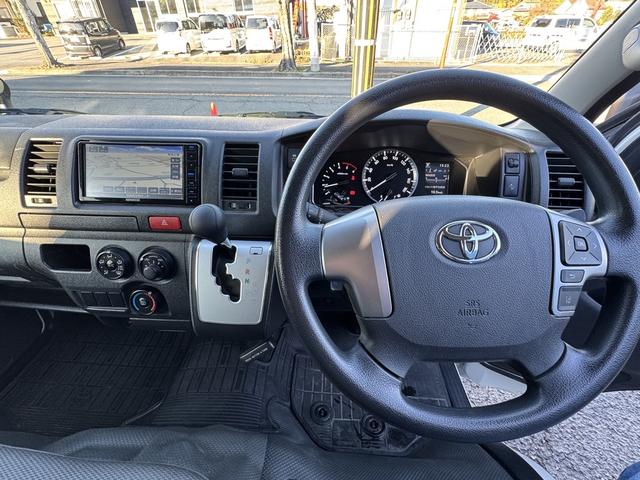 ハイエースバン ロングＤＸ　ＧＬパッケージ　ケンウッドナビ　ワンセグＴＶ　バックモニター　Ｂｌｕｅｔｏｏｔｈ　セーフティセンス　ＥＴＣ　ＰＫＳＢ　クリアランスソナー　６人乗り　積載量１１５０ｋｇ　プレミアブロンズ１年保証（11枚目）