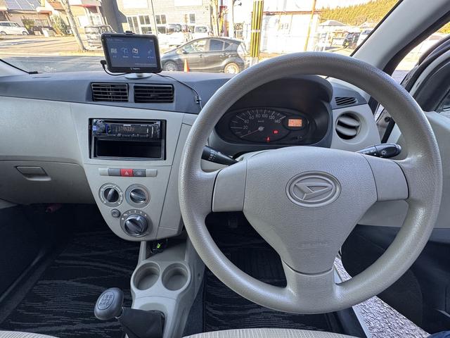 ミラ Xスペシャル 5速マニュアル ポータブルナビ ETC キーレス(11枚目)