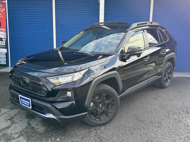 RAV4 アドベンチャー オフロードパッケージ アルパイン9インチナビ フルセグTV バックモニター BSM PCS LTA クルーズコントロール ETC スマートキー 専用アップサス プレミアブロンズ1年保証(4枚目)