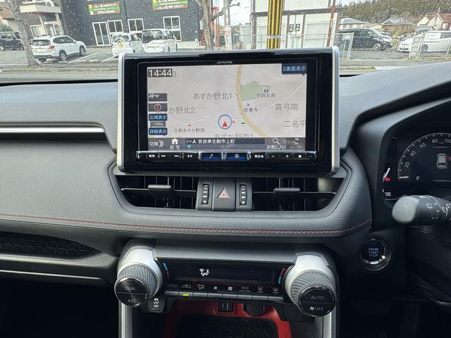 RAV4 アドベンチャー オフロードパッケージ アルパイン9インチナビ フルセグTV バックモニター BSM PCS LTA クルーズコントロール ETC スマートキー 専用アップサス プレミアブロンズ1年保証(16枚目)