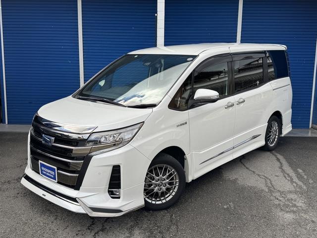 ノア ハイブリッドＳｉ　ダブルバイビーＩＩ　モデリスタフルエアロ　１０インチナビ　フルセグＴＶ　バックモニター　１２．１インチ後席モニター　両側パワースライドドア　ＬＥＤヘッドライト　シートヒーター　ＥＴＣ　プレミアブロンズ１年保証（4枚目）