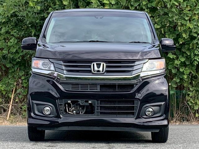 N-WGNカスタム G・Aパッケージ タイミングチェーン スマートキー プッシュスタート ベンチシート アイドリングストップ クルーズコントロール 衝突軽減ブレーキ HIDヘッドライト 純正アルミホイール 電動格納ミラー(4枚目)