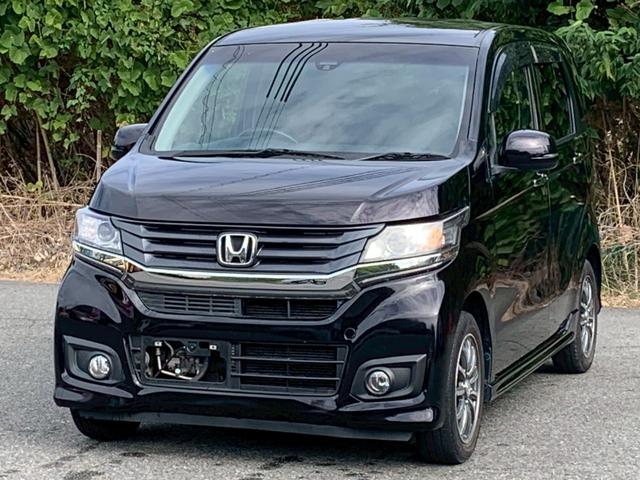 N-WGNカスタム G・Aパッケージ タイミングチェーン スマートキー プッシュスタート ベンチシート アイドリングストップ クルーズコントロール 衝突軽減ブレーキ HIDヘッドライト 純正アルミホイール 電動格納ミラー(5枚目)