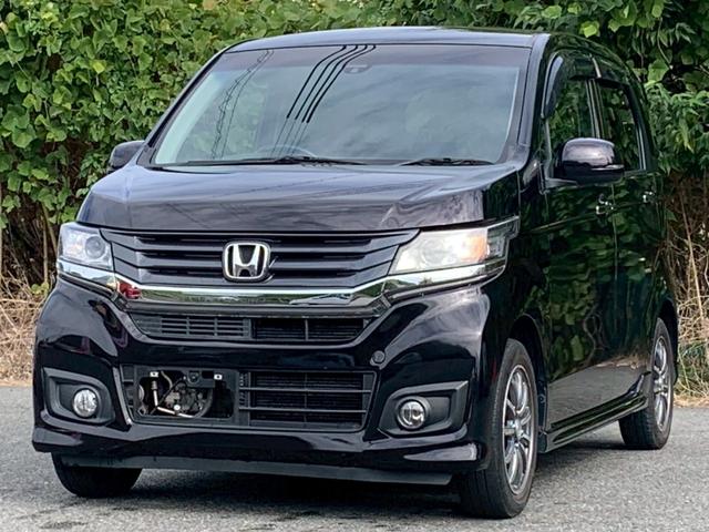 N-WGNカスタム G・Aパッケージ タイミングチェーン スマートキー プッシュスタート ベンチシート アイドリングストップ クルーズコントロール 衝突軽減ブレーキ HIDヘッドライト 純正アルミホイール 電動格納ミラー(6枚目)