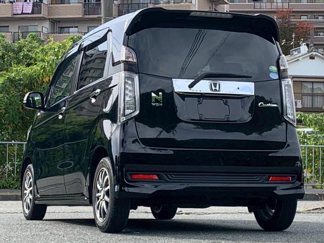 N-WGNカスタム G・Aパッケージ タイミングチェーン スマートキー プッシュスタート ベンチシート アイドリングストップ クルーズコントロール 衝突軽減ブレーキ HIDヘッドライト 純正アルミホイール 電動格納ミラー(12枚目)