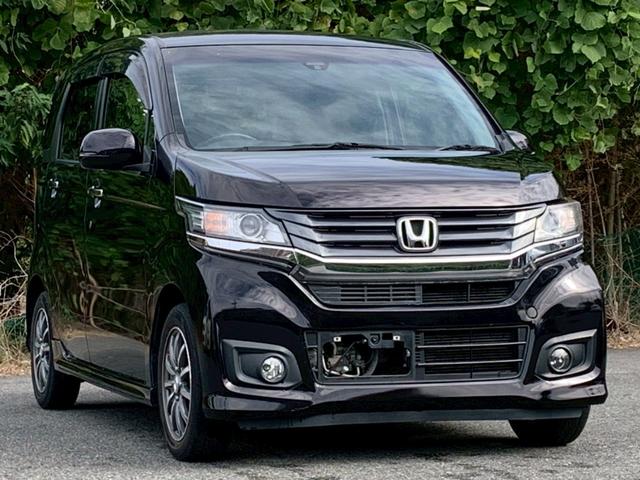 N-WGNカスタム G・Aパッケージ タイミングチェーン スマートキー プッシュスタート ベンチシート アイドリングストップ クルーズコントロール 衝突軽減ブレーキ HIDヘッドライト 純正アルミホイール 電動格納ミラー(21枚目)