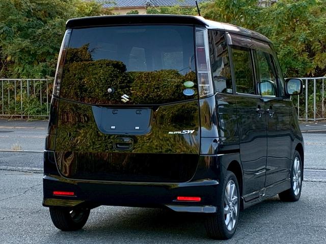 パレットSW リミテッド タイミングチェーン 左後パワースライドドア スマートキー プッシュスタート ベンチシート ナビ ETC HIDヘッドライト 純正アルミホイール 電動格納ミラー(16枚目)