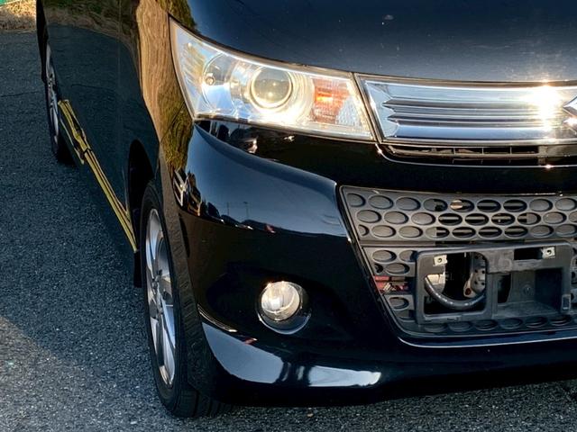 パレットSW リミテッド タイミングチェーン 左後パワースライドドア スマートキー プッシュスタート ベンチシート ナビ ETC HIDヘッドライト 純正アルミホイール 電動格納ミラー(25枚目)