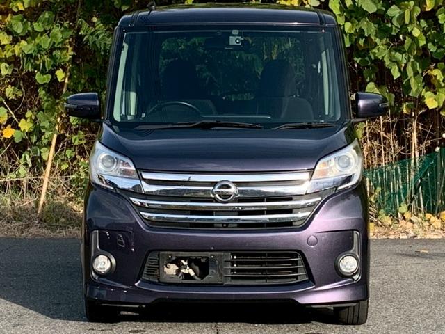 デイズルークス ハイウェイスター ターボ タイミングチェーン ターボ 両側パワースライドドア スマートキー プッシュスタート ベンチシート アラウンドビューモニター ナビ TV Bluetooth ETC HIDライト 純正アルミ 電格ミラー(2枚目)