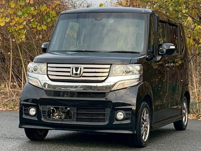 Ｎ－ＢＯＸカスタム Ｇ　ＳＳパッケージ　タイミングチェーン　両側パワースライドドア　スマートキー　プッシュスタート　ベンチシート　ナビ　バックカメラ　ＴＶ　Ｂｌｕｅｔｏｏｔｈ　ＥＴＣ　ＨＩＤヘッドライト　純正アルミホイール　電動格納ミラー（6枚目）