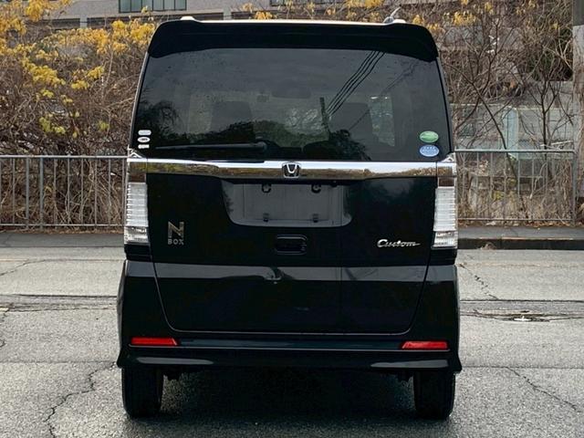 Ｎ－ＢＯＸカスタム Ｇ　ＳＳパッケージ　タイミングチェーン　両側パワースライドドア　スマートキー　プッシュスタート　ベンチシート　ナビ　バックカメラ　ＴＶ　Ｂｌｕｅｔｏｏｔｈ　ＥＴＣ　ＨＩＤヘッドライト　純正アルミホイール　電動格納ミラー（14枚目）