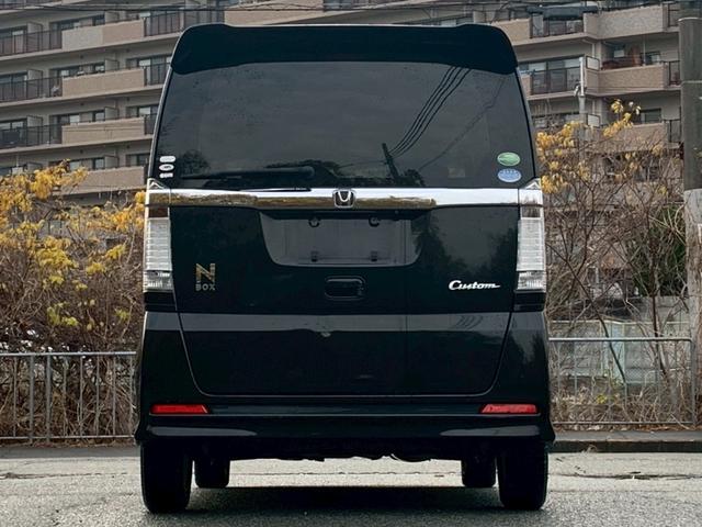 Ｎ－ＢＯＸカスタム Ｇ　ＳＳパッケージ　タイミングチェーン　両側パワースライドドア　スマートキー　プッシュスタート　ベンチシート　ナビ　バックカメラ　ＴＶ　Ｂｌｕｅｔｏｏｔｈ　ＥＴＣ　ＨＩＤヘッドライト　純正アルミホイール　電動格納ミラー（15枚目）