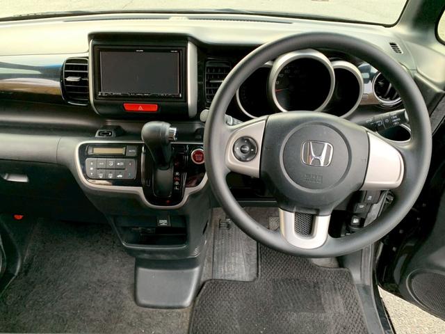 Ｎ－ＢＯＸカスタム Ｇ　ＳＳパッケージ　タイミングチェーン　両側パワースライドドア　スマートキー　プッシュスタート　ベンチシート　ナビ　バックカメラ　ＴＶ　Ｂｌｕｅｔｏｏｔｈ　ＥＴＣ　ＨＩＤヘッドライト　純正アルミホイール　電動格納ミラー（30枚目）