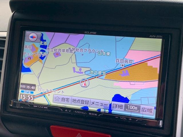 Ｎ－ＢＯＸカスタム Ｇ　ＳＳパッケージ　タイミングチェーン　両側パワースライドドア　スマートキー　プッシュスタート　ベンチシート　ナビ　バックカメラ　ＴＶ　Ｂｌｕｅｔｏｏｔｈ　ＥＴＣ　ＨＩＤヘッドライト　純正アルミホイール　電動格納ミラー（34枚目）