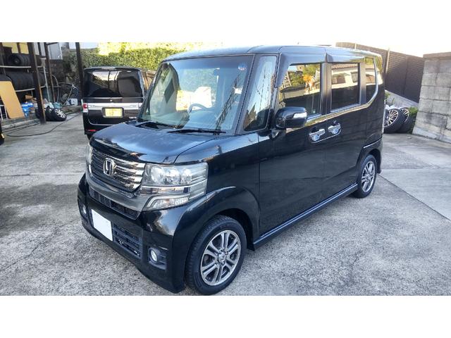 Ｎ－ＢＯＸ＋カスタム Ｇ・Ｌパッケージ　両側パワースライド　スマートキー　純正アルミ（2枚目）