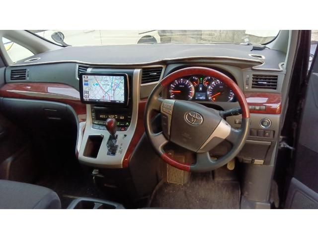 アルファード 240S ストラーダ9インチナビ 7人乗り パワースライド 純正アルミ(5枚目)