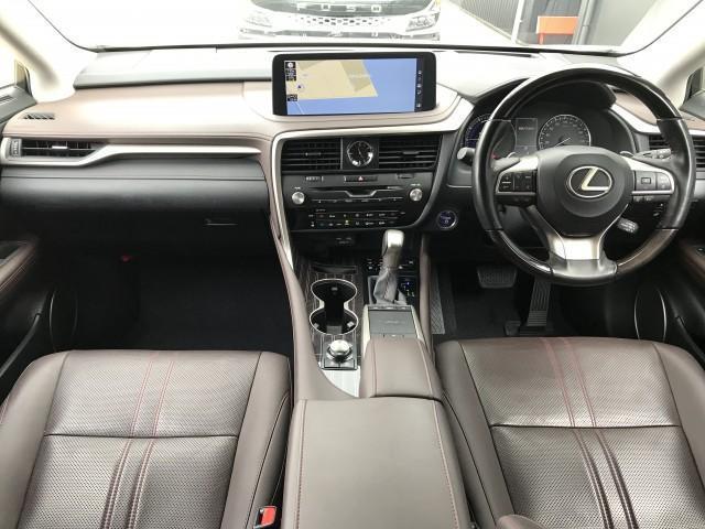 ＲＸ ＲＸ４５０ｈ　バージョンＬ　ハイパークロームメッキ２０ＡＷ　ルーフレール＋パノラマルーフ【チルド・アウタースライド式】★ＢＳＭ★ノーブルブラウンセミアニリン本革メモリーパワーシート【ベンチレーション・ヒーター付】★ドラレコ★スマートキー・プッシュスタート（10枚目）