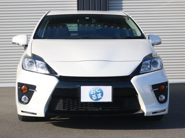 プリウス Sツーリングセレクション・G’s 専用18AW ★純正SDナビTV★Blue tooth★ビルトインETC★バックガイドモニター★G’s専用革巻きステアリングスイッチ付★G’s専用スポーツシート★スマートキー・プッシュスタート(13枚目)