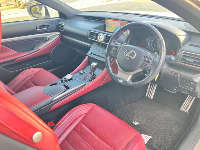 RC RC350 Fスポーツ 純正メモリーナビフルセグTV/バックモニター/クリアランスソナー/Buluetoothオーディオ/CD・DVD再生可/ETC2.0/スマートキー・カードキー/ダークローズ革シート/LEDヘッドランプ(8枚目)