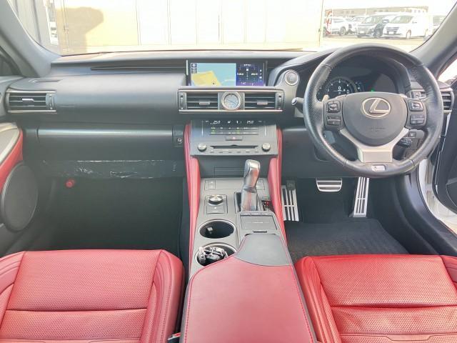 RC RC350 Fスポーツ 純正メモリーナビフルセグTV/バックモニター/クリアランスソナー/Buluetoothオーディオ/CD・DVD再生可/ETC2.0/スマートキー・カードキー/ダークローズ革シート/LEDヘッドランプ(10枚目)