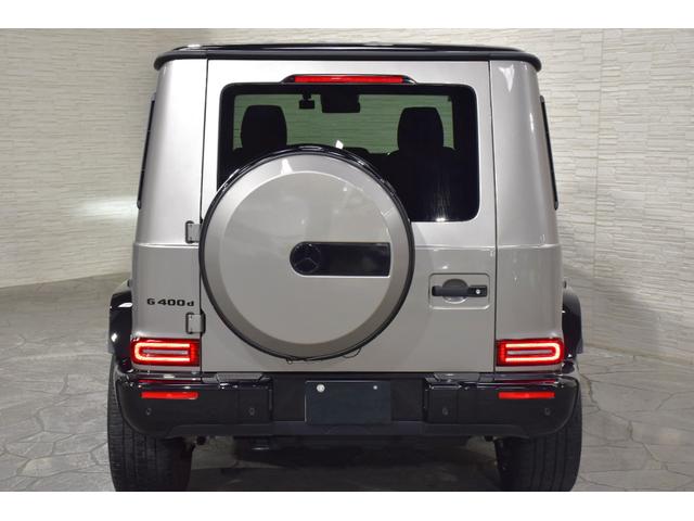 Gクラス G400d マヌファクトゥーアエディション 純正G63 22AW ブラバス製Fスポイラー G63仕様フロントバンパー ぱなめりかブラックラッピング 電動サイドステップ ガラススライディングルーフ ブルメスター ブラック&グレーレザーシート(10枚目)