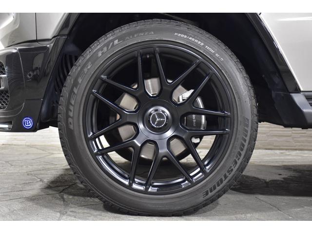Gクラス G400d マヌファクトゥーアエディション 純正G63 22AW ブラバス製Fスポイラー G63仕様フロントバンパー ぱなめりかブラックラッピング 電動サイドステップ ガラススライディングルーフ ブルメスター ブラック&グレーレザーシート(13枚目)