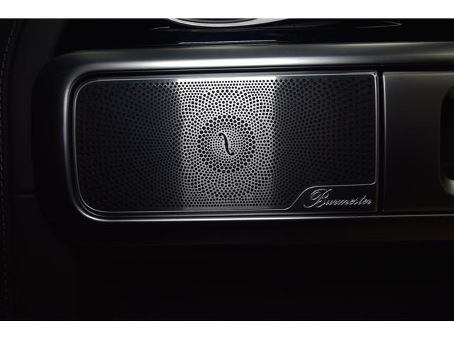 Gクラス G400d マヌファクトゥーアエディション 純正G63 22AW ブラバス製Fスポイラー G63仕様フロントバンパー ぱなめりかブラックラッピング 電動サイドステップ ガラススライディングルーフ ブルメスター ブラック&グレーレザーシート(36枚目)