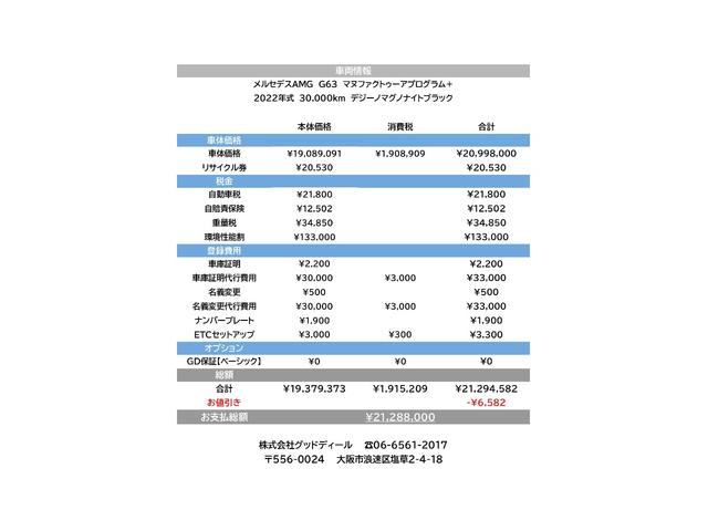 Gクラス G63 マヌファクトゥーアプログラムプラス(3枚目)