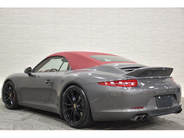 911 911カレラS カブリオレ スポーツデザインスポイラー スポクロPKG スポエキ スポーツデザインステアリングホイール BOSE クルーズコントロール リアパークアシスト シートヒーター カラークレストセンターキャップ 赤革(34枚目)