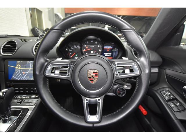 718ケイマン 718ケイマン スポクロPKG スポーツエグゾーストスポーツテールパイプ GTスポーツステアリング PDLS付バイキセノンヘッドライト 19AWケイマンS メタリックボディカラー 電動可倒式エクステリアミラー AAC(15枚目)