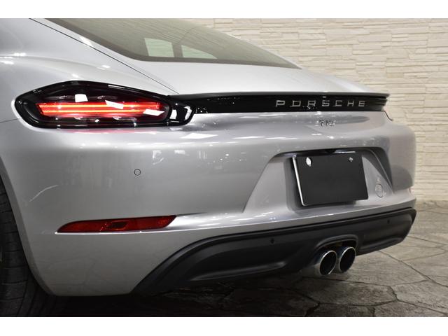 718ケイマン 718ケイマン スポクロPKG スポーツエグゾーストスポーツテールパイプ GTスポーツステアリング PDLS付バイキセノンヘッドライト 19AWケイマンS メタリックボディカラー 電動可倒式エクステリアミラー AAC(38枚目)