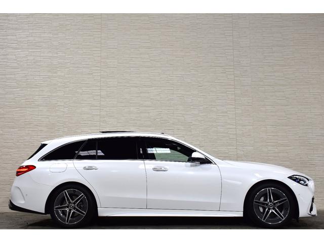 Cクラスステーションワゴン C200ステーションワゴンアバンギャルドAMGライP パノラミックスライディングルーフ ベーシックPKG レザーエクスクルーシブPKG ブラウン&ブラック革シート 前後ベンツドラレコ 純正フロアマット 純正18AW シートヒーター アンビエイトライト(7枚目)