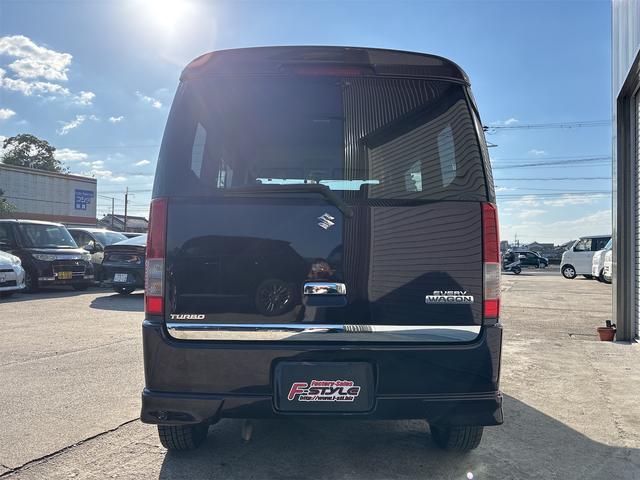 エブリイワゴン ＰＺターボ　ＰＺターボ　走行９５，０００キロ　ＥＴＣ　片側スライドドア　ナビ　ＴＶ　キーレスエントリー　電動格納ミラー　ターボ　ＡＴ　アルミホイール　　エアコン　パワーステアリング　３カ月走行無制限保証付き（5枚目）