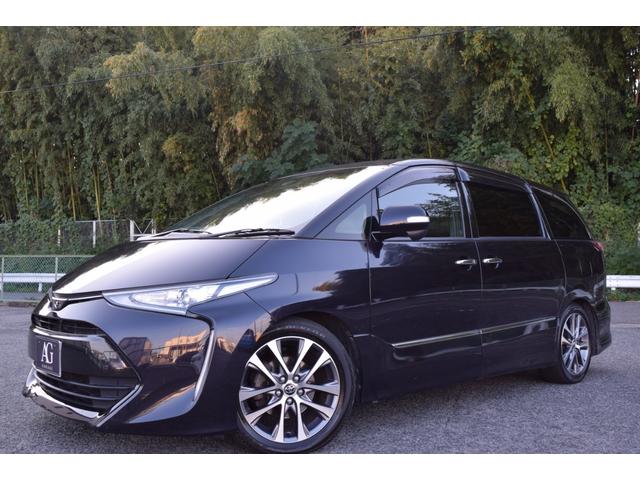 エスティマ アエラス プレミアム 両側電動スライドドア/メモリーナビ/バックカメラ/Bluetooth/車検R9年2月/ダウンサス/ドライブレコーダー/パワーシート/LEDヘッドライト/衝突軽減システム/ETC/ハーフレザーシート/(4枚目)