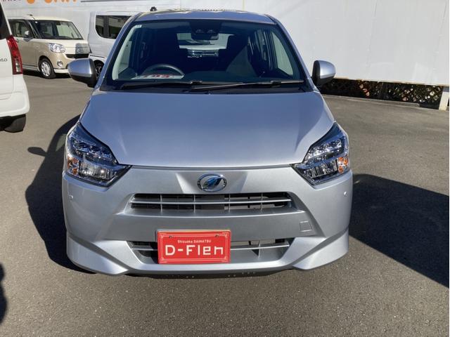 ミライース Ｘ　ＳＡＩＩＩ　１４インチフルホイールキャップ　ＬＥＤヘッドランプ　電動格納式（カラード）ドアミラー　自発光式デジタルメーターブルーイルミネーションメーター　マニュアルエアコン（ダイヤル式）　キーレスエントリー（2枚目）