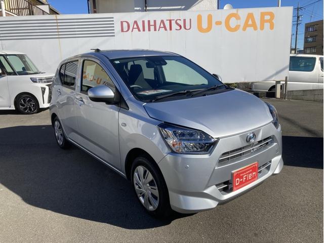 ミライース Ｘ　ＳＡＩＩＩ　１４インチフルホイールキャップ　ＬＥＤヘッドランプ　電動格納式（カラード）ドアミラー　自発光式デジタルメーターブルーイルミネーションメーター　マニュアルエアコン（ダイヤル式）　キーレスエントリー（8枚目）