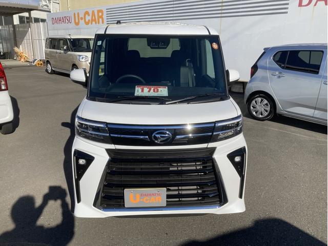 タント カスタムＸ　１４インチアルミホイール　大型エアロバンパー　フルＬＥＤヘッドランプ　オート格納式カラードドアミラー　両側パワースライドドア　キーフリーシステム　プッシュボタンスタート（2枚目）