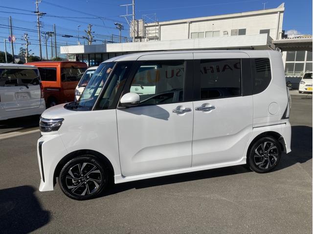 タント カスタムＸ　１４インチアルミホイール　大型エアロバンパー　フルＬＥＤヘッドランプ　オート格納式カラードドアミラー　両側パワースライドドア　キーフリーシステム　プッシュボタンスタート（3枚目）