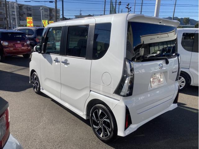 タント カスタムＸ　１４インチアルミホイール　大型エアロバンパー　フルＬＥＤヘッドランプ　オート格納式カラードドアミラー　両側パワースライドドア　キーフリーシステム　プッシュボタンスタート（4枚目）