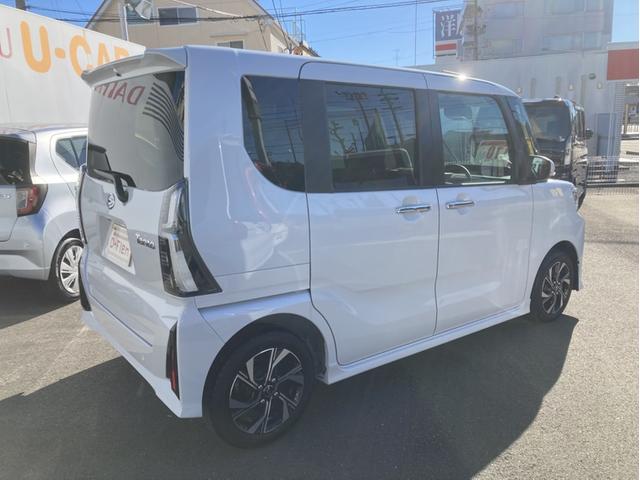 タント カスタムＸ　１４インチアルミホイール　大型エアロバンパー　フルＬＥＤヘッドランプ　オート格納式カラードドアミラー　両側パワースライドドア　キーフリーシステム　プッシュボタンスタート（6枚目）