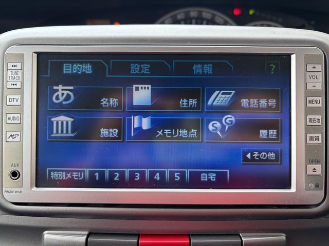 タント カスタムＲＳ　ワンオーナー車　純正ナビ　フルセグＴＶ　ＤＶＤ再生　ＥＴＣ　パワースライドドア　ターボ車　純正エアロ　純正アルミ（8枚目）