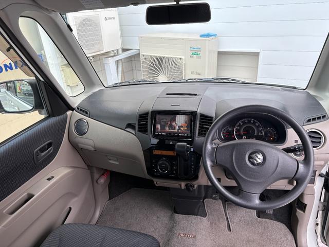 パレット T 3ケ月保証付き ナビ TV DVD再生 ETC 両側パワースライドドア ターボ車 純正エアロ 純正アルミ プッシュスタート&スマートキーシステム(2枚目)