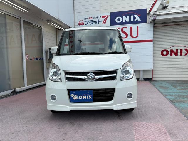 パレット T 3ケ月保証付き ナビ TV DVD再生 ETC 両側パワースライドドア ターボ車 純正エアロ 純正アルミ プッシュスタート&スマートキーシステム(33枚目)