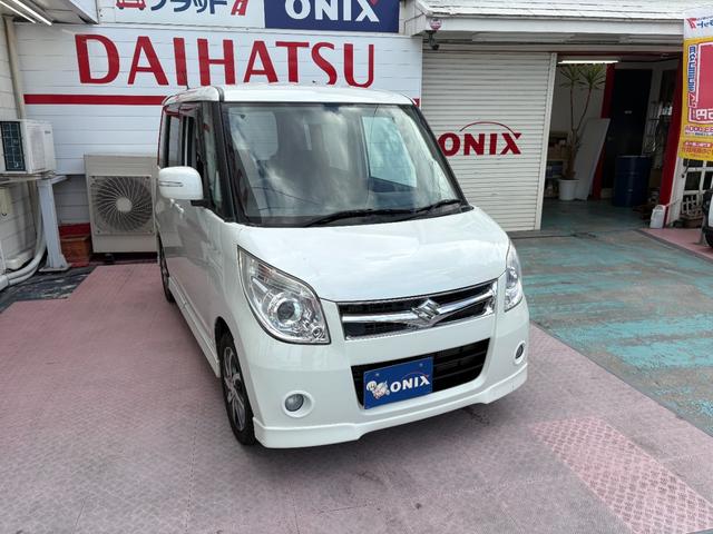 パレット T 3ケ月保証付き ナビ TV DVD再生 ETC 両側パワースライドドア ターボ車 純正エアロ 純正アルミ プッシュスタート&スマートキーシステム(38枚目)