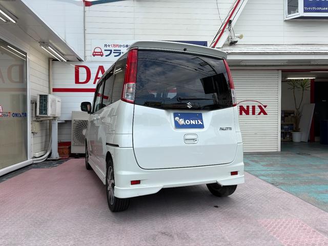 パレット T 3ケ月保証付き ナビ TV DVD再生 ETC 両側パワースライドドア ターボ車 純正エアロ 純正アルミ プッシュスタート&スマートキーシステム(46枚目)