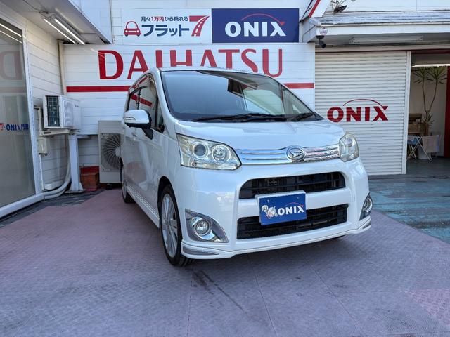 ムーヴ カスタム　ＲＳ　純ナビ　フルセグＴＶ　ＤＶＤ再生　バックモニター　ＥＴＣ　プッシュスタート＆スマートキーシステム　リア３面フィルム施工（37枚目）