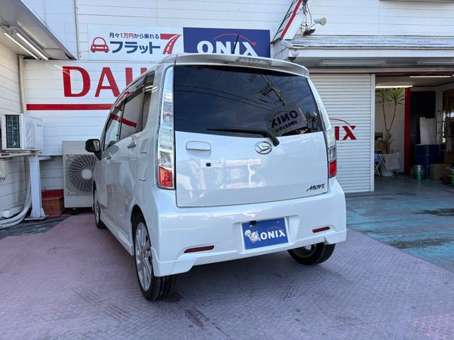 ムーヴ カスタム　ＲＳ　純ナビ　フルセグＴＶ　ＤＶＤ再生　バックモニター　ＥＴＣ　プッシュスタート＆スマートキーシステム　リア３面フィルム施工（50枚目）