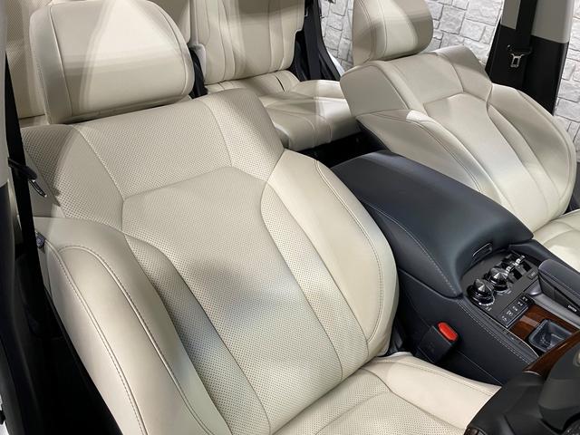 LX570 H30年6月登録後期モデル 新品取付モデリスタエアロKIT 新品取付モデリスタスポーツマフラー OP21インチAW 白本革ベンチレーターシート サンルーフ 電動格納サードシート 電動バックゲート(63枚目)