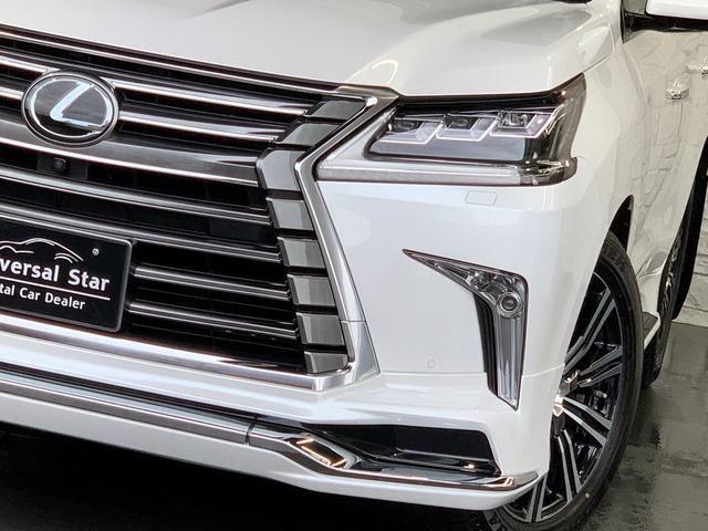 LX570 H29年9月登録後期モデル 新品取付モデリスタエアロKIT 新品取付モデリスタスポーツマフラー マークレビンソンサウンド OP21AW 本革ベンチレーター サンルーフ 電動バックゲート ETC2.0(36枚目)